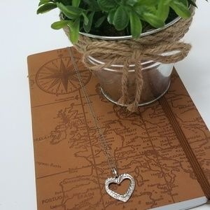 S925 Sterling Silver 18" Chain & Heart Pendant